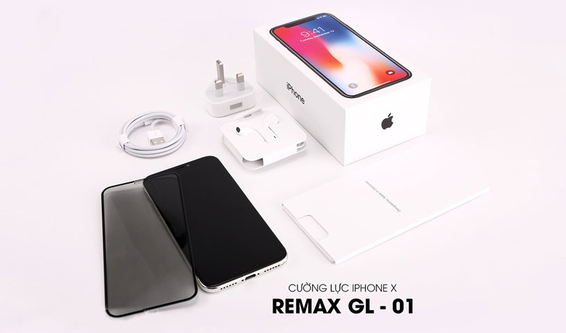 Kính cường lực iPhone X/XS chính hãng Remax GL - 01 slide1